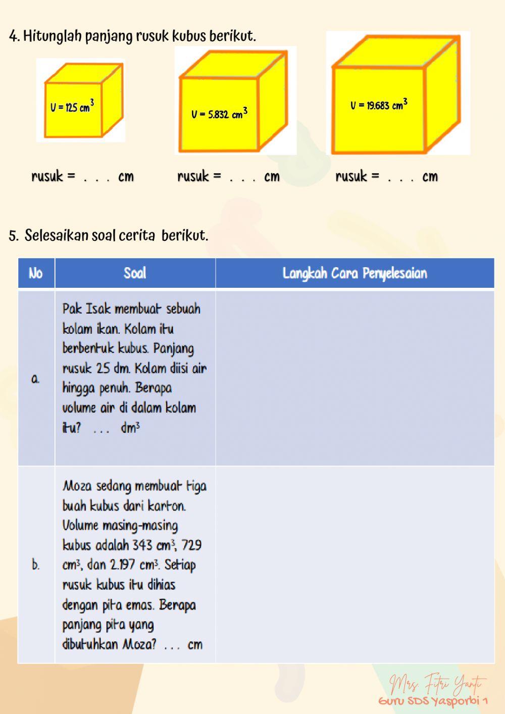 Volume Bangun Ruang24-26 Volume Bangun Ruang24-26