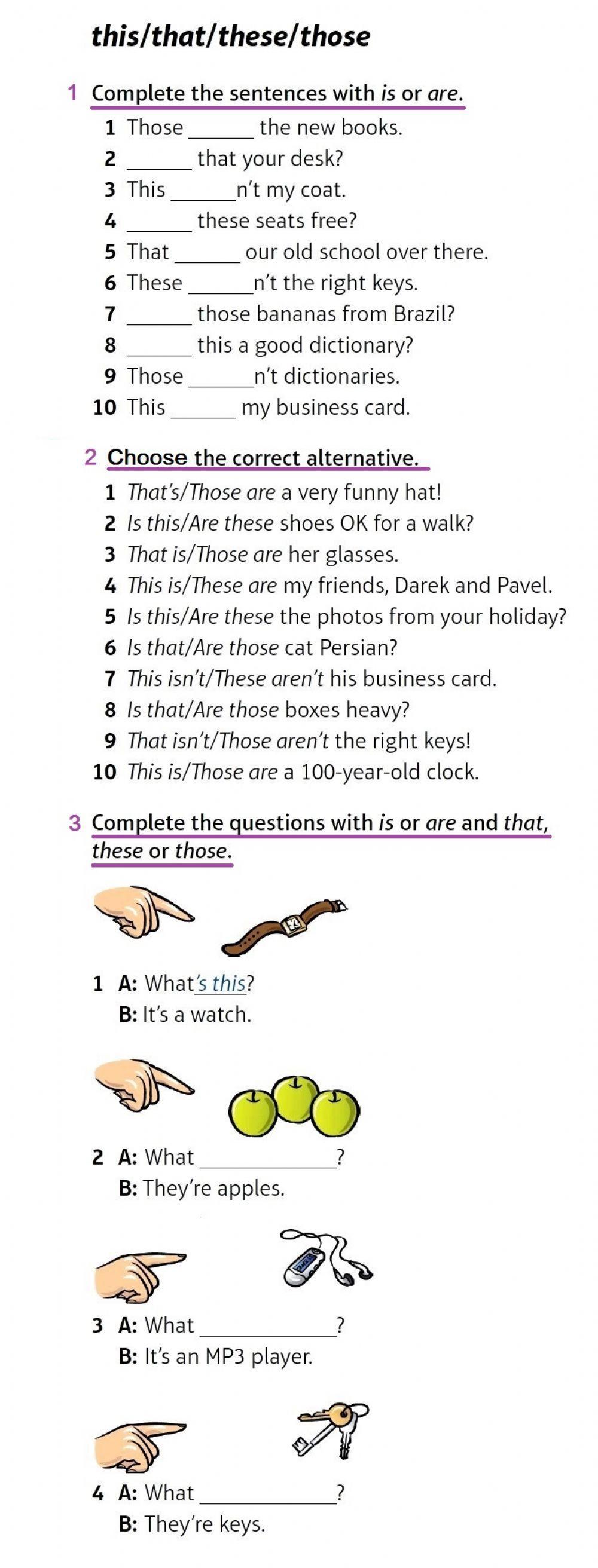 Pronouns-this-these-that-those