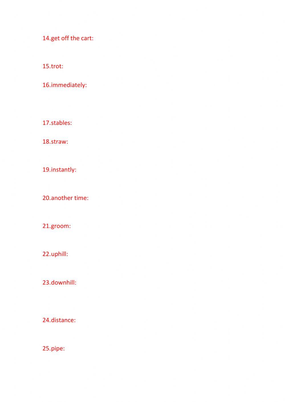 Black Beauty chapter 3 quiz