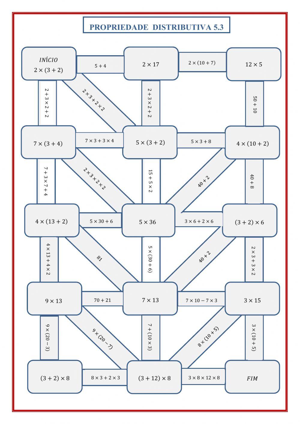 Propriedade Distributiva 5.3