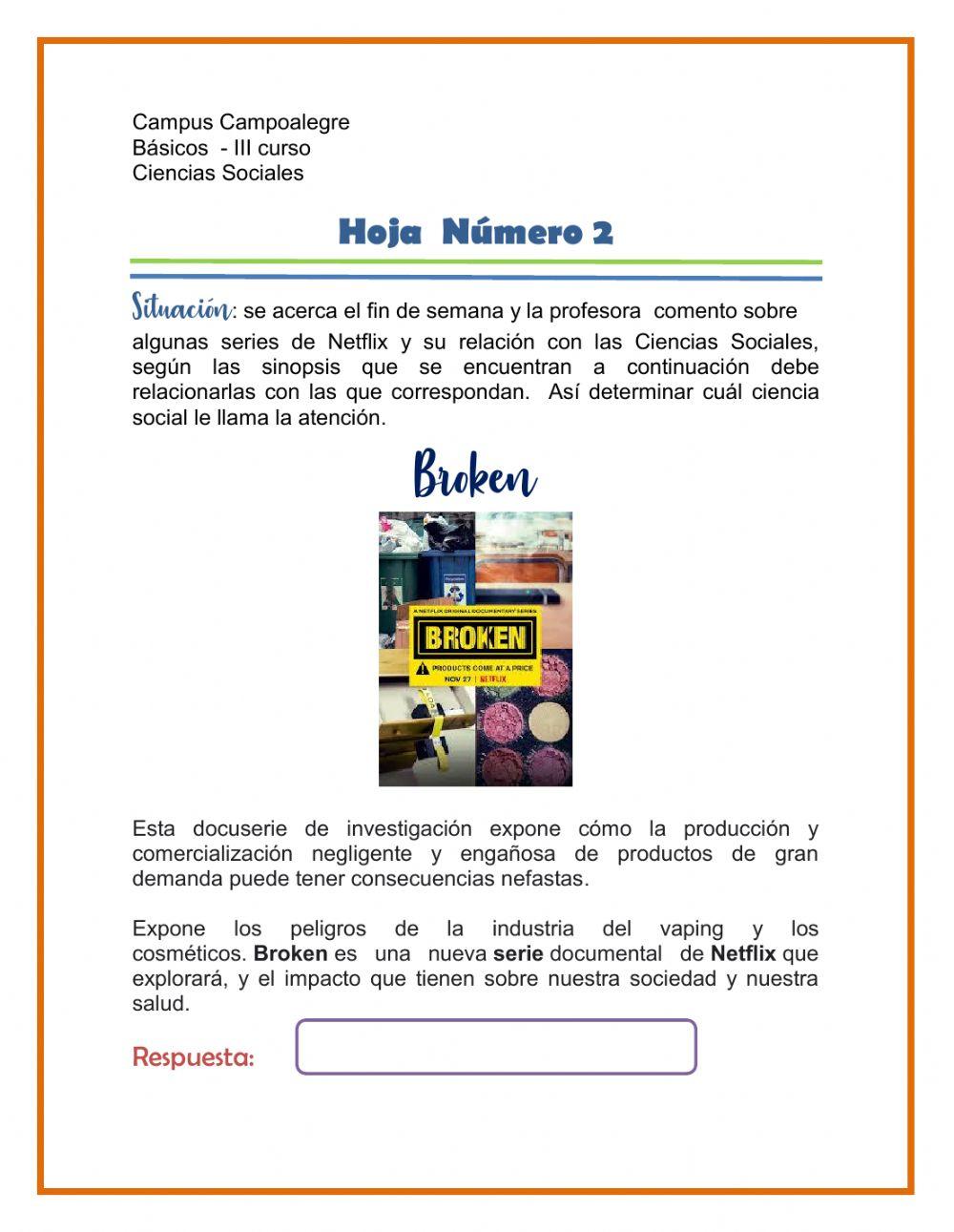 Aplicación de las Ciencias Sociales 