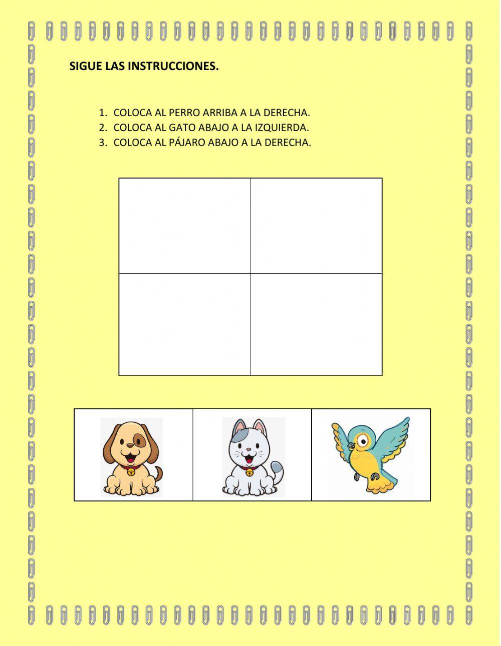 Sigue las instrucciones