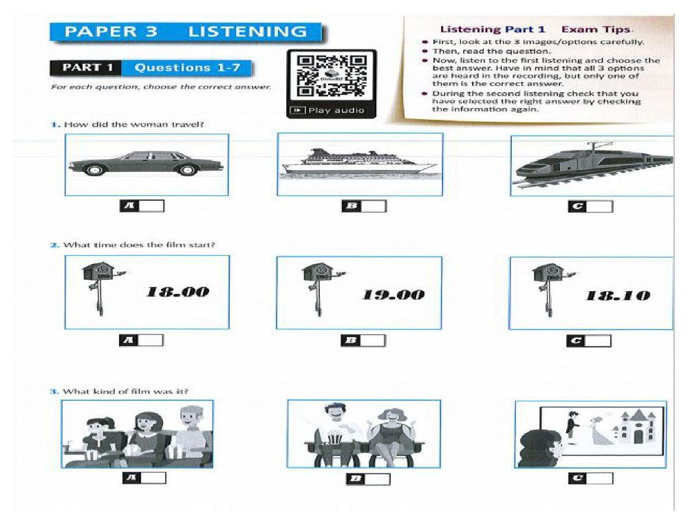 Succeed in b1 listening part 1 test 1 6351062 tuoi pham