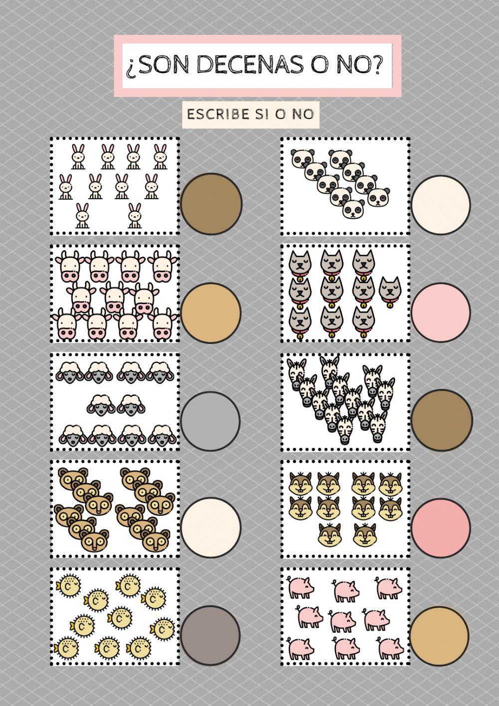 ¿son decenas o no?