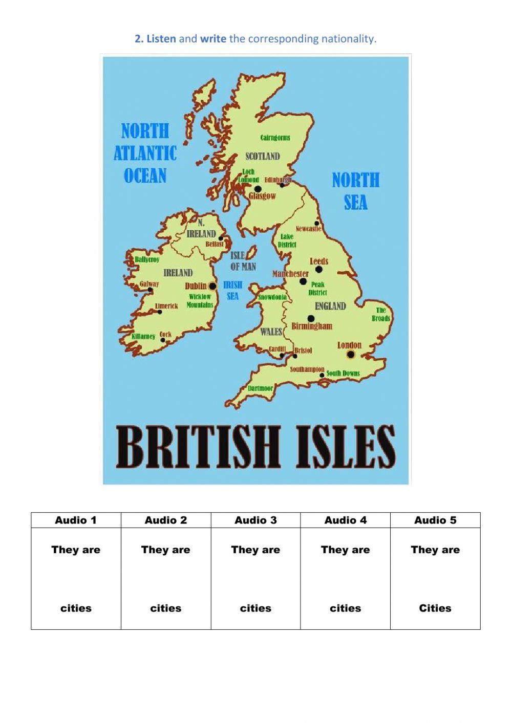 English-speaking countries and nationalities