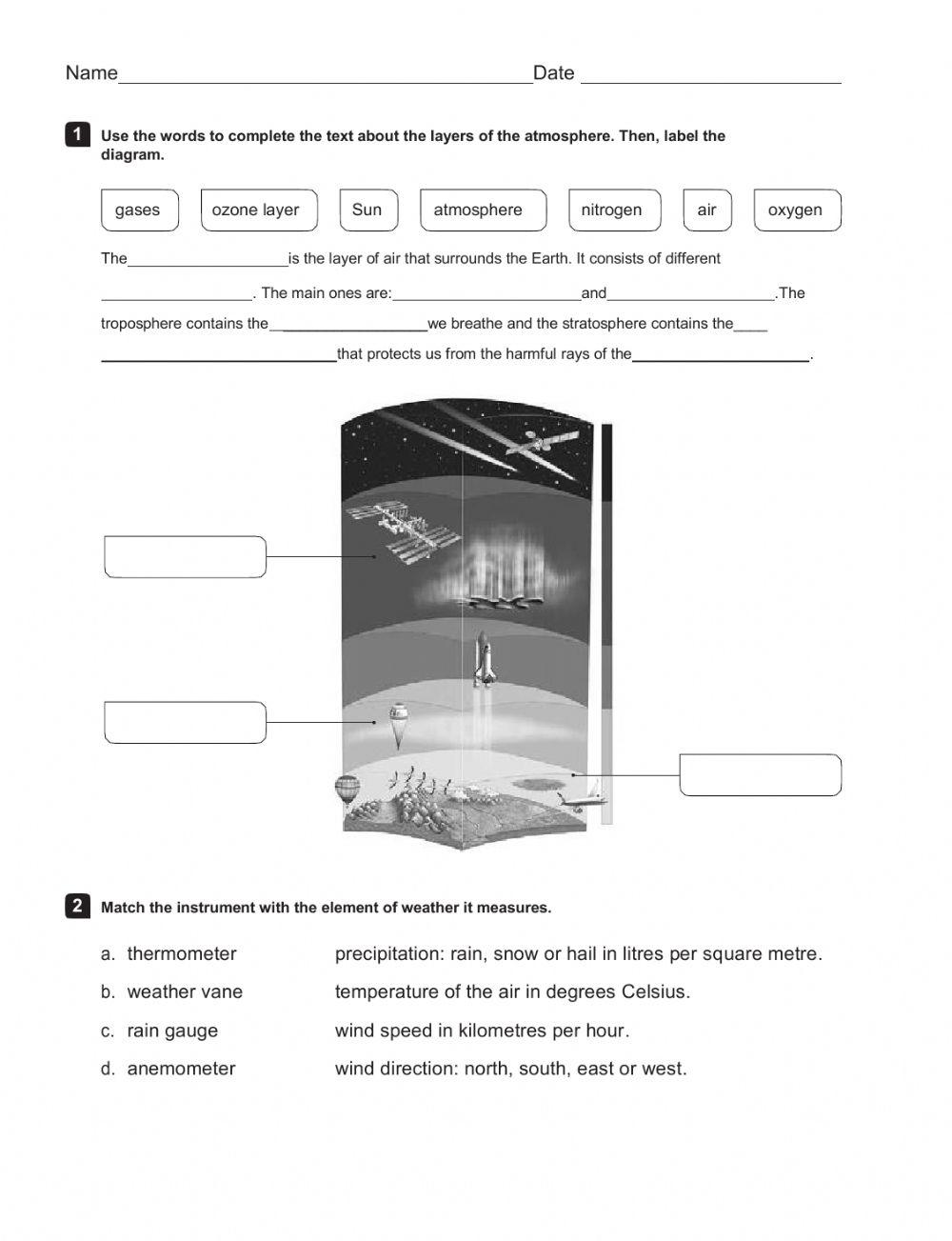 Unit 3 review weather and climate