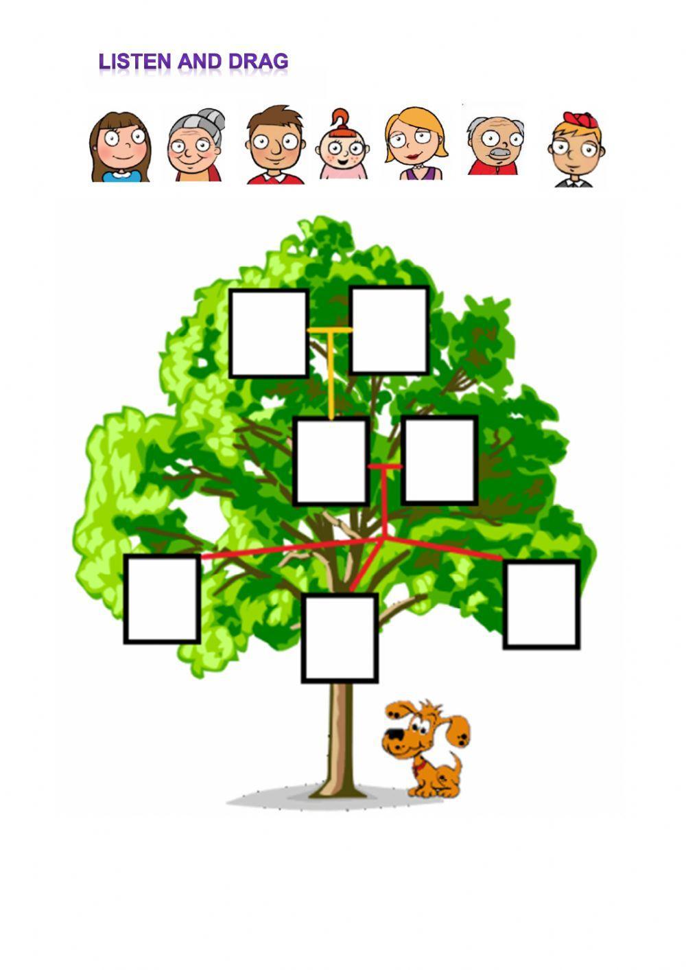 Family: activities preschool esl