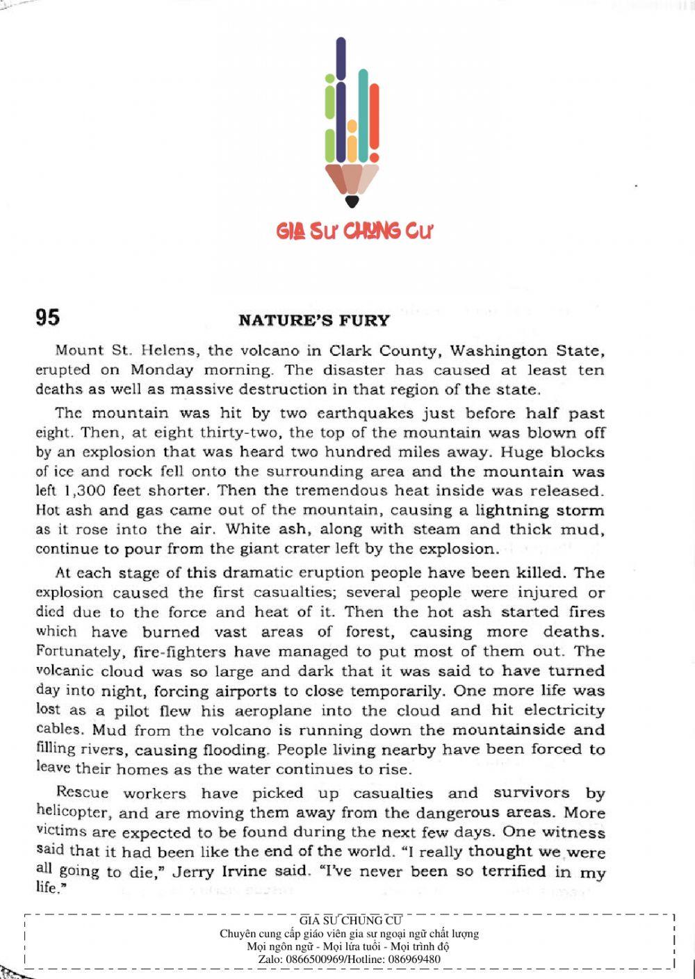 Trắc nghiệm kỹ năng đọc hiểu Tiếng Anh số 32