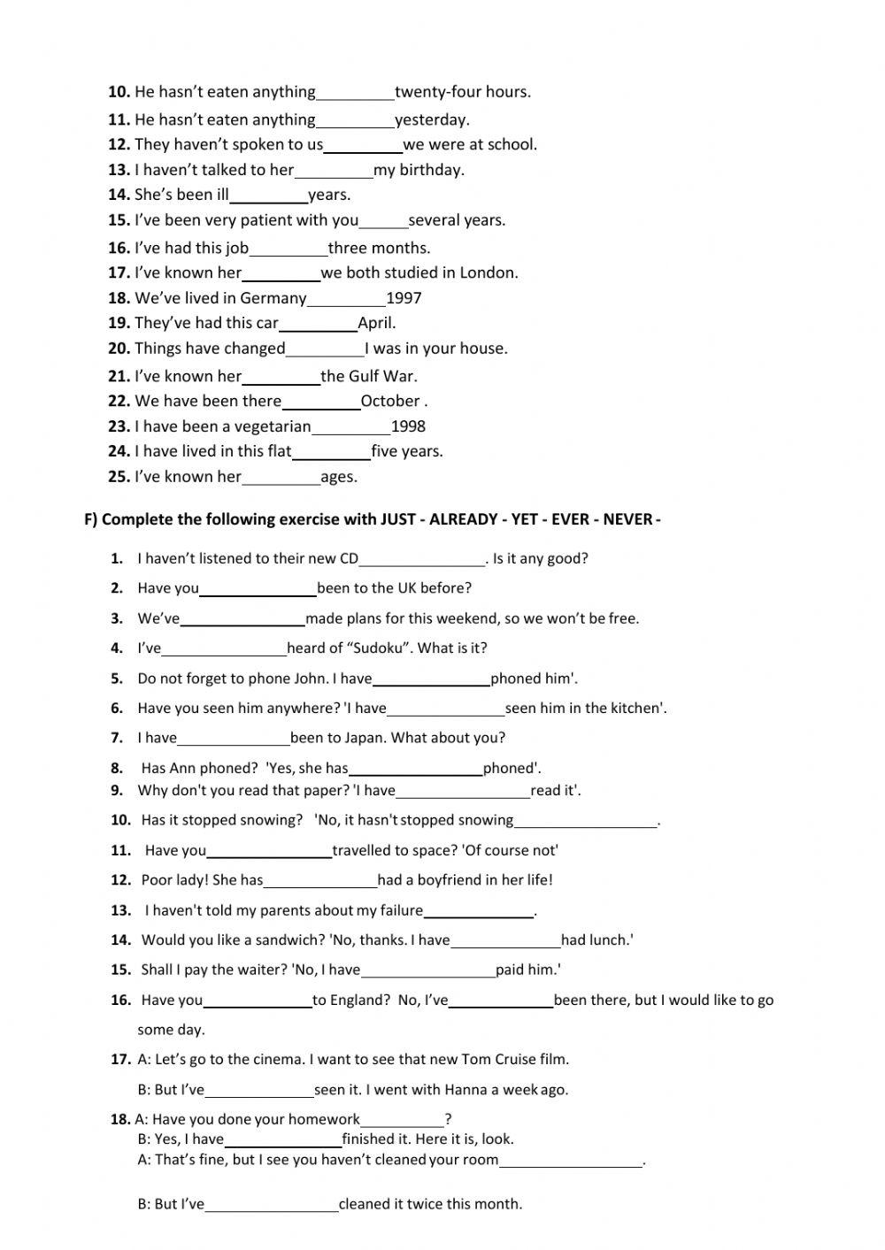 10th grade Theme 5 Worksheet