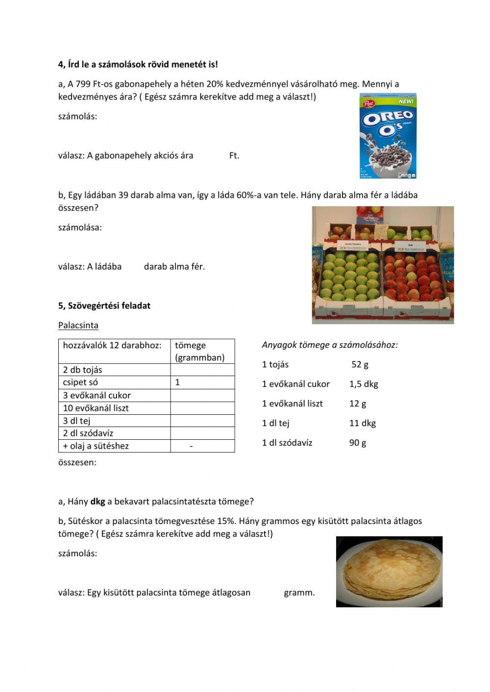 Algebrai kifejezések