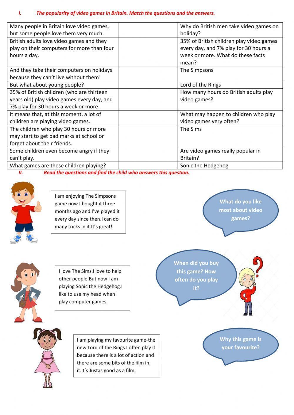 The popularity of video games