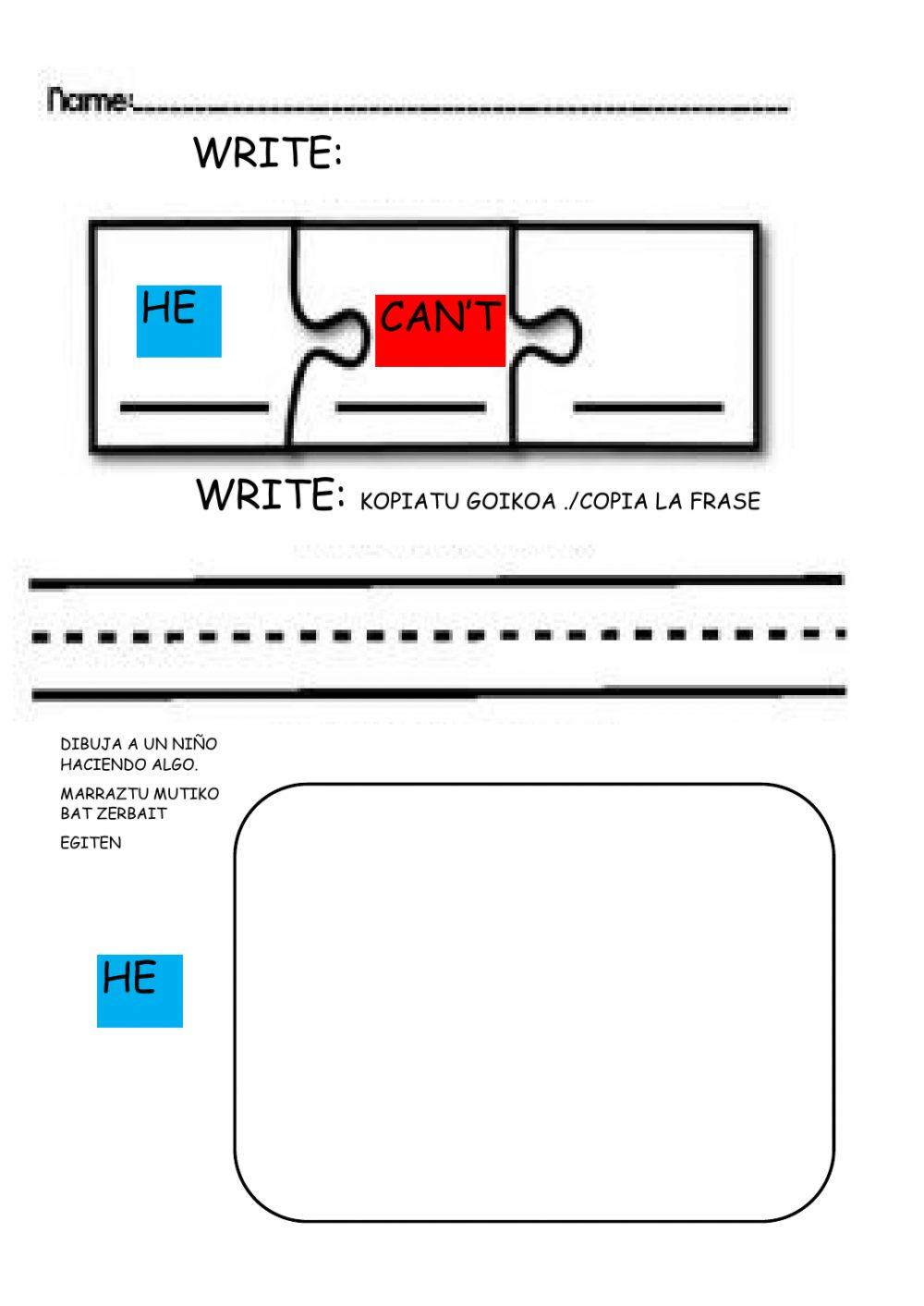 Unit 2  unit 2 CAN'T