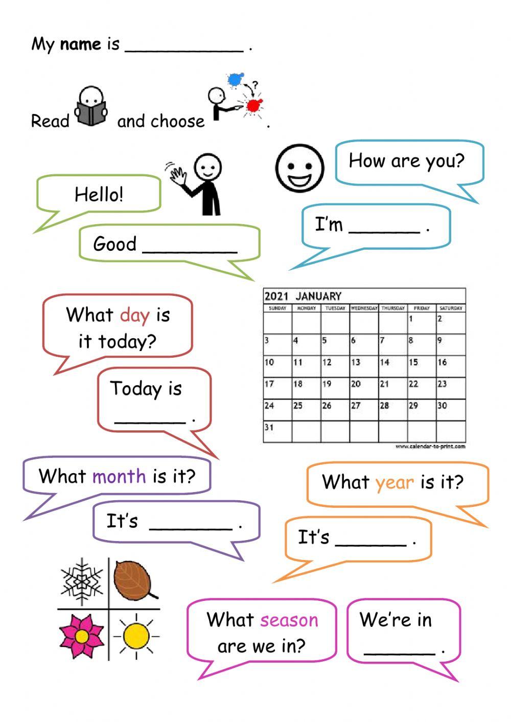 English monday 11 jan