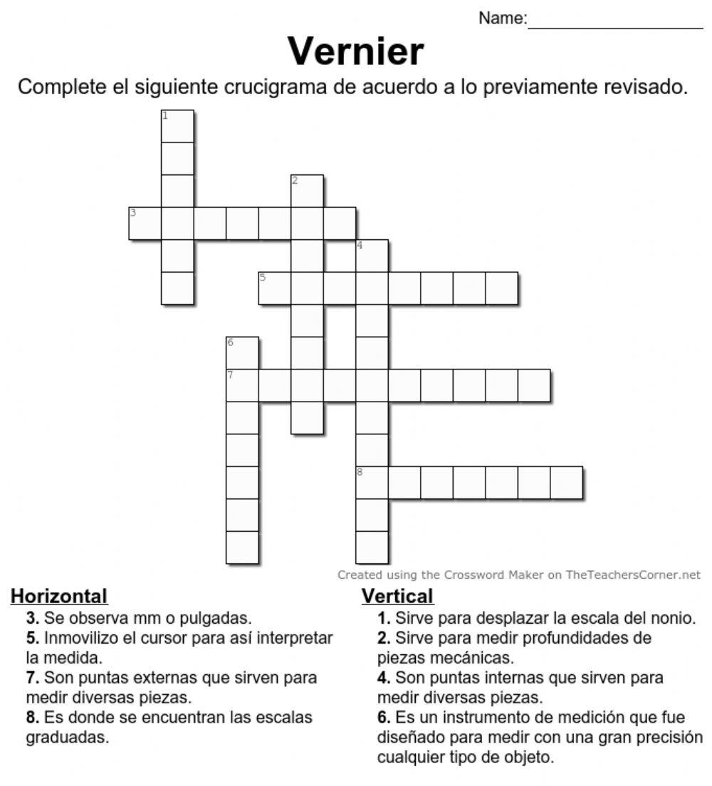 Partes de un vernier