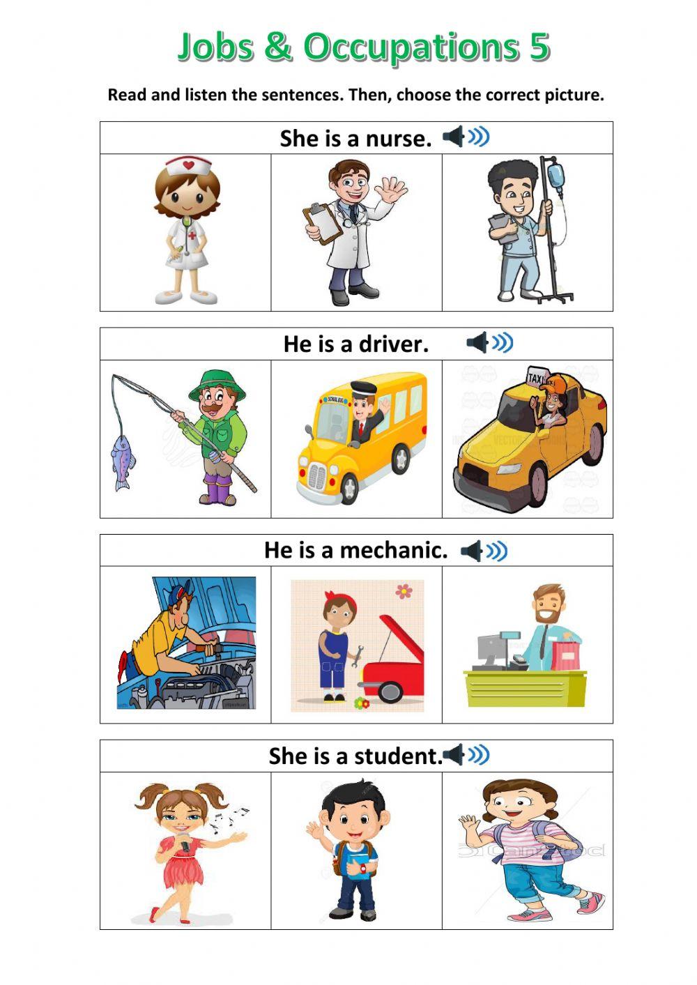 Jobs - Occupations 5