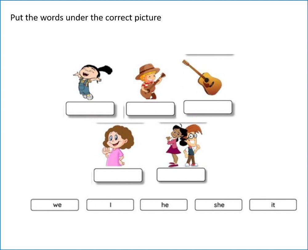 verb to be 1st grade