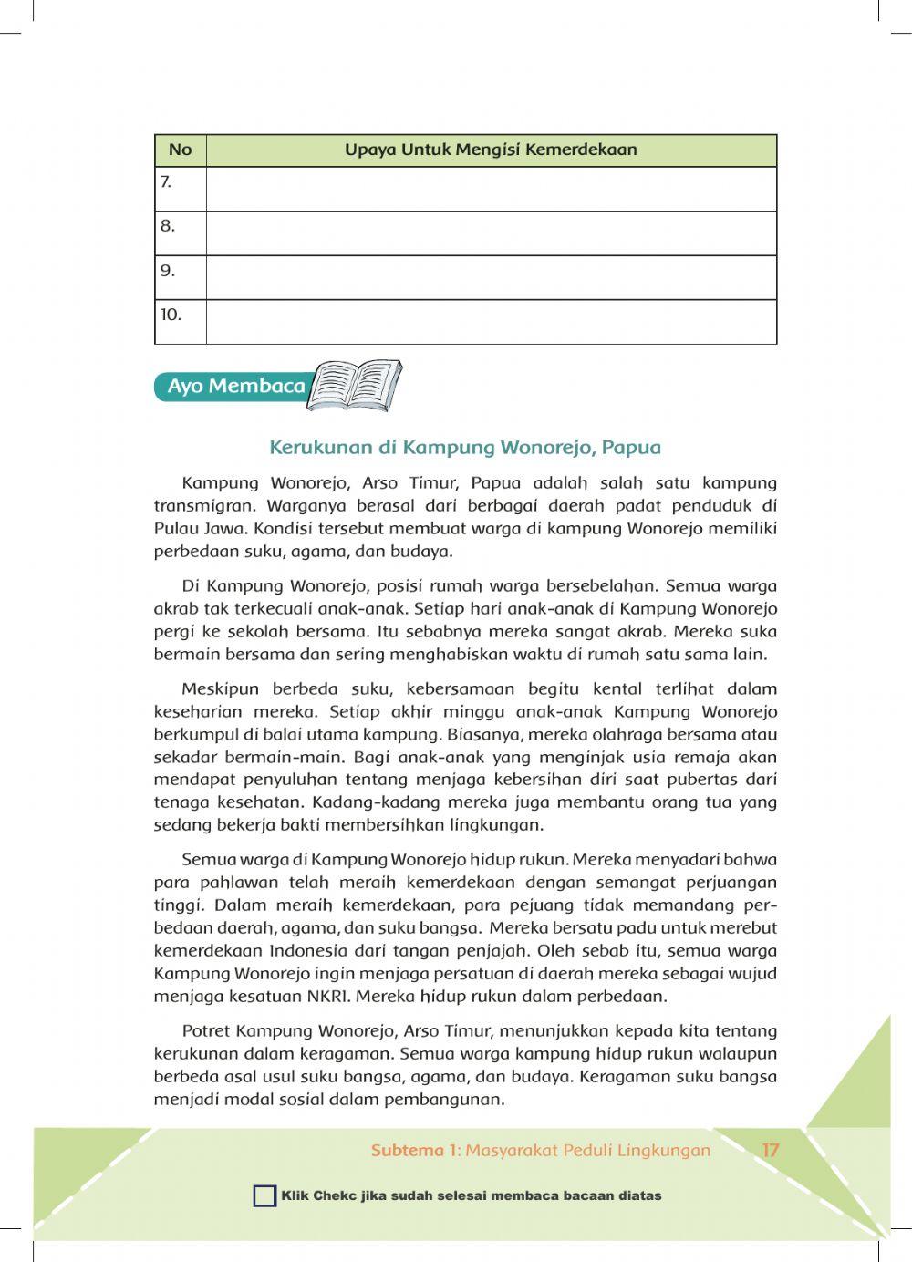 Tema 6 Sub Tema 1 Pembelajaran 3