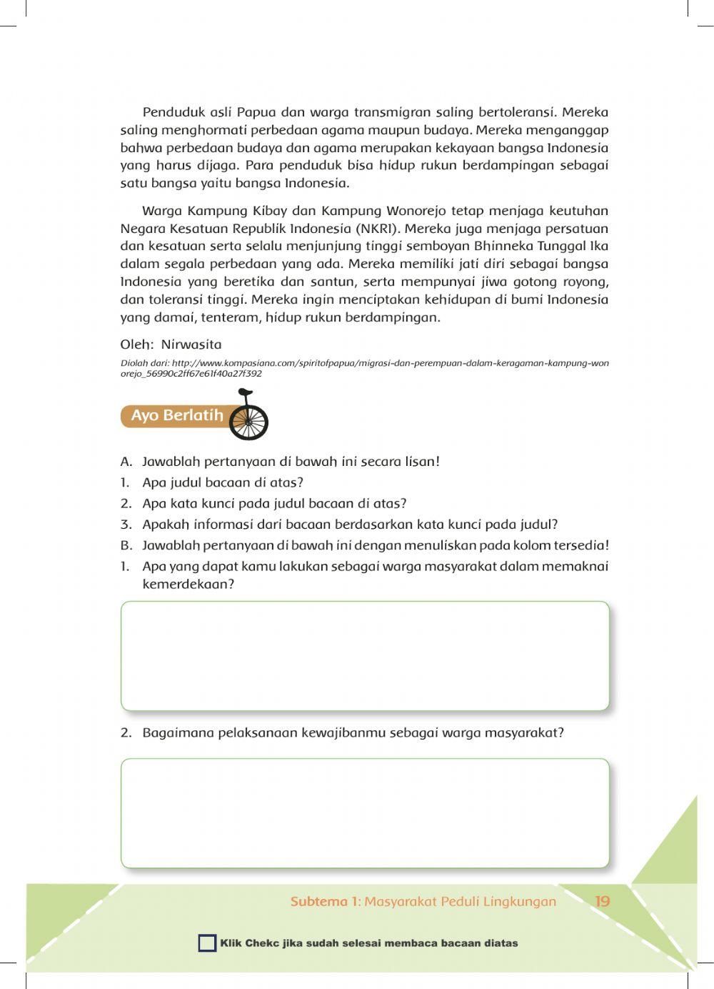 Tema 6 Sub Tema 1 Pembelajaran 3