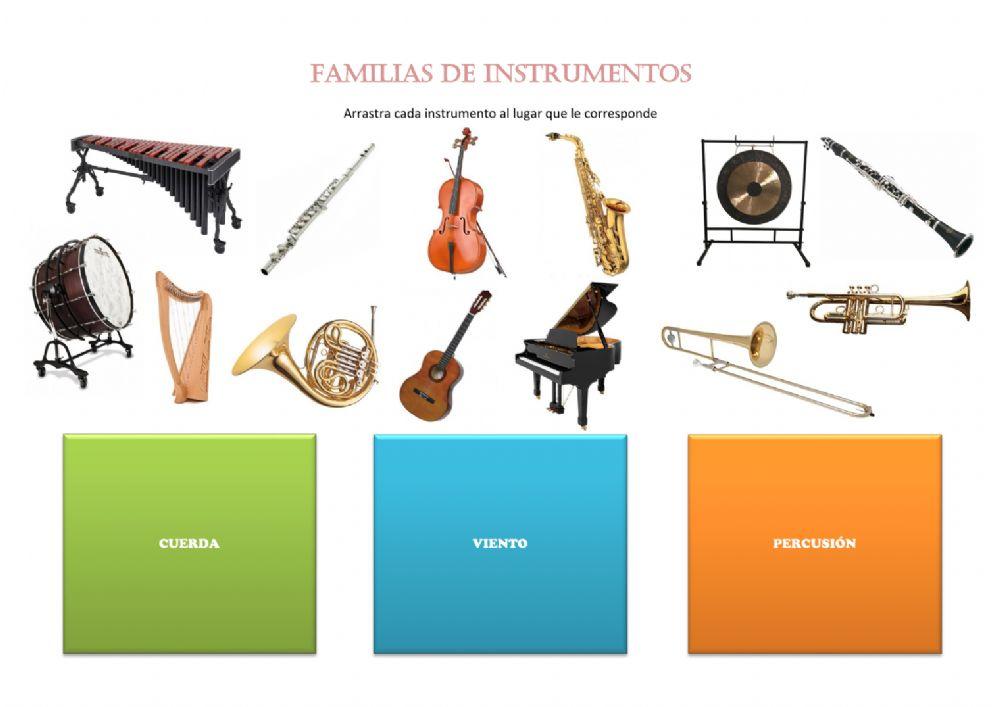 Familias de instrumentos