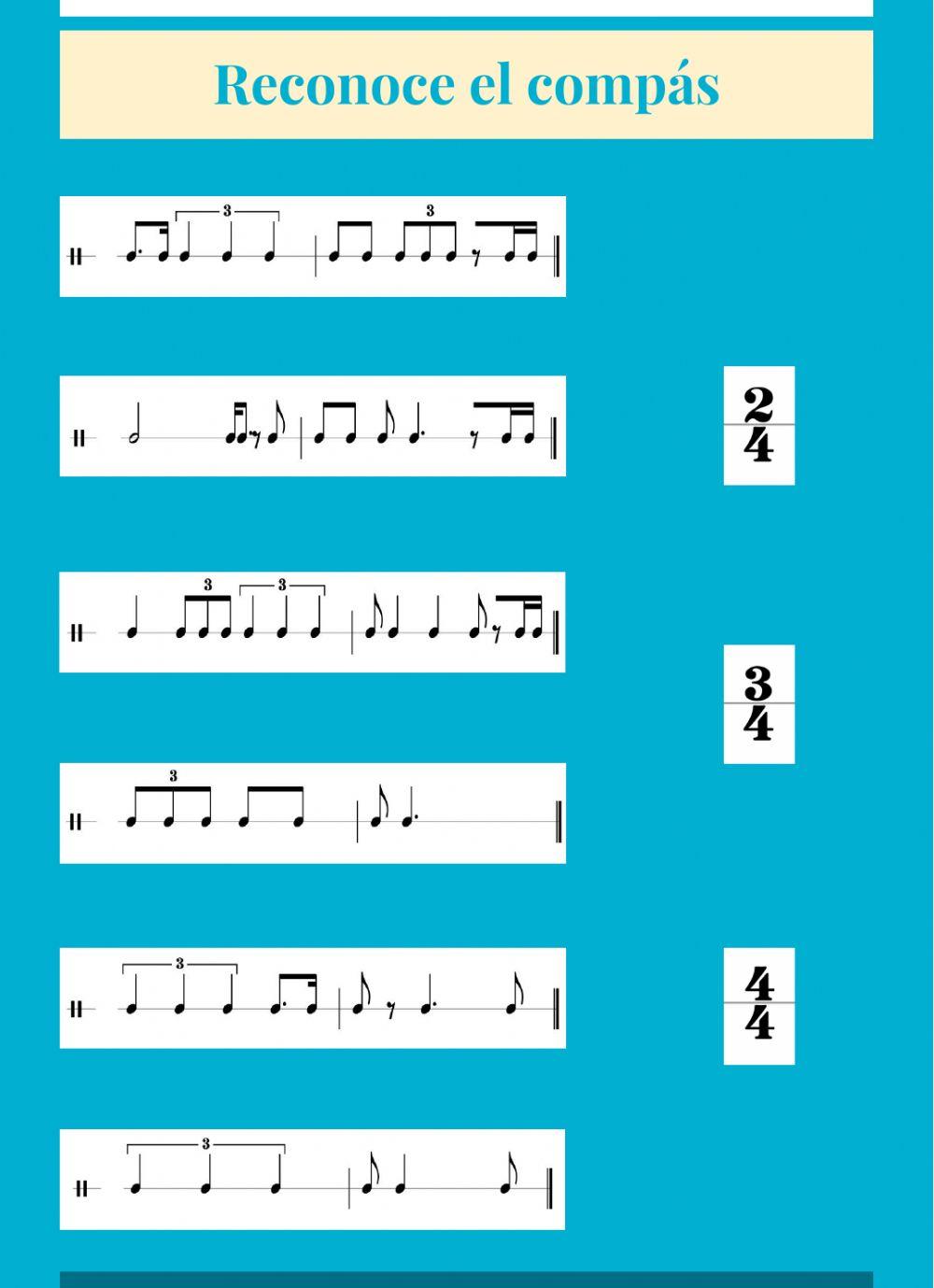 Reconocer el compás
