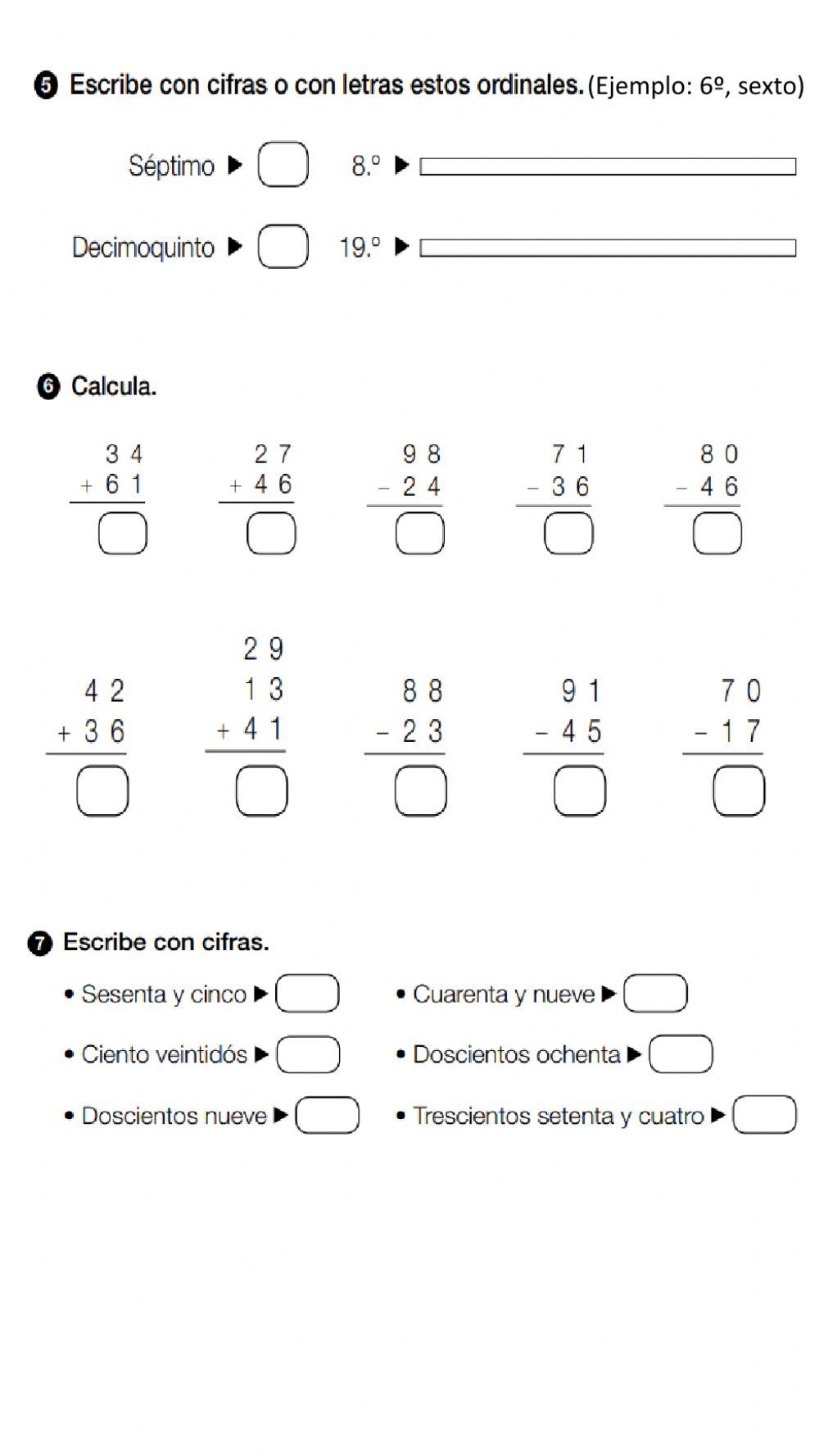 Repaso contenidos de  matemáticas