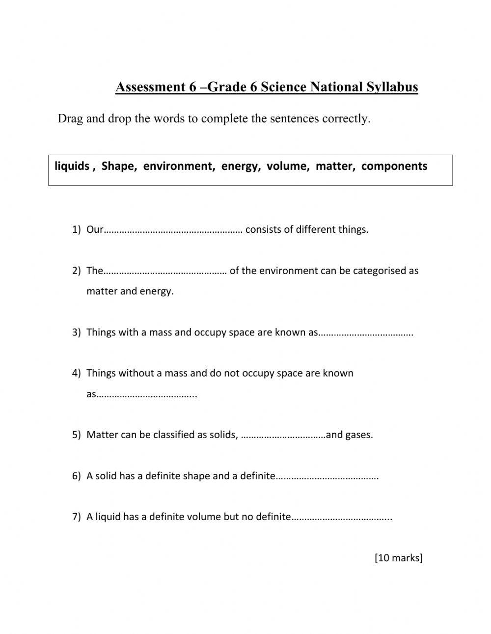 National syllabus science