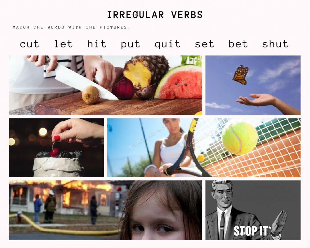 Irregular verbs (Part 1)