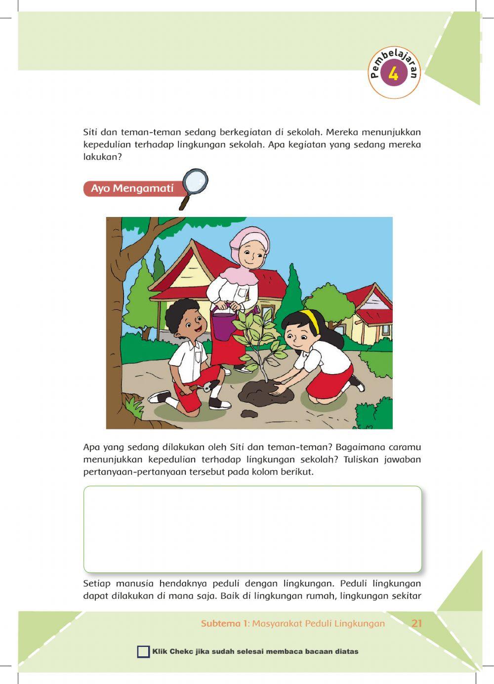 Tema 6 Sub Tema 1 Pembelajaran 4