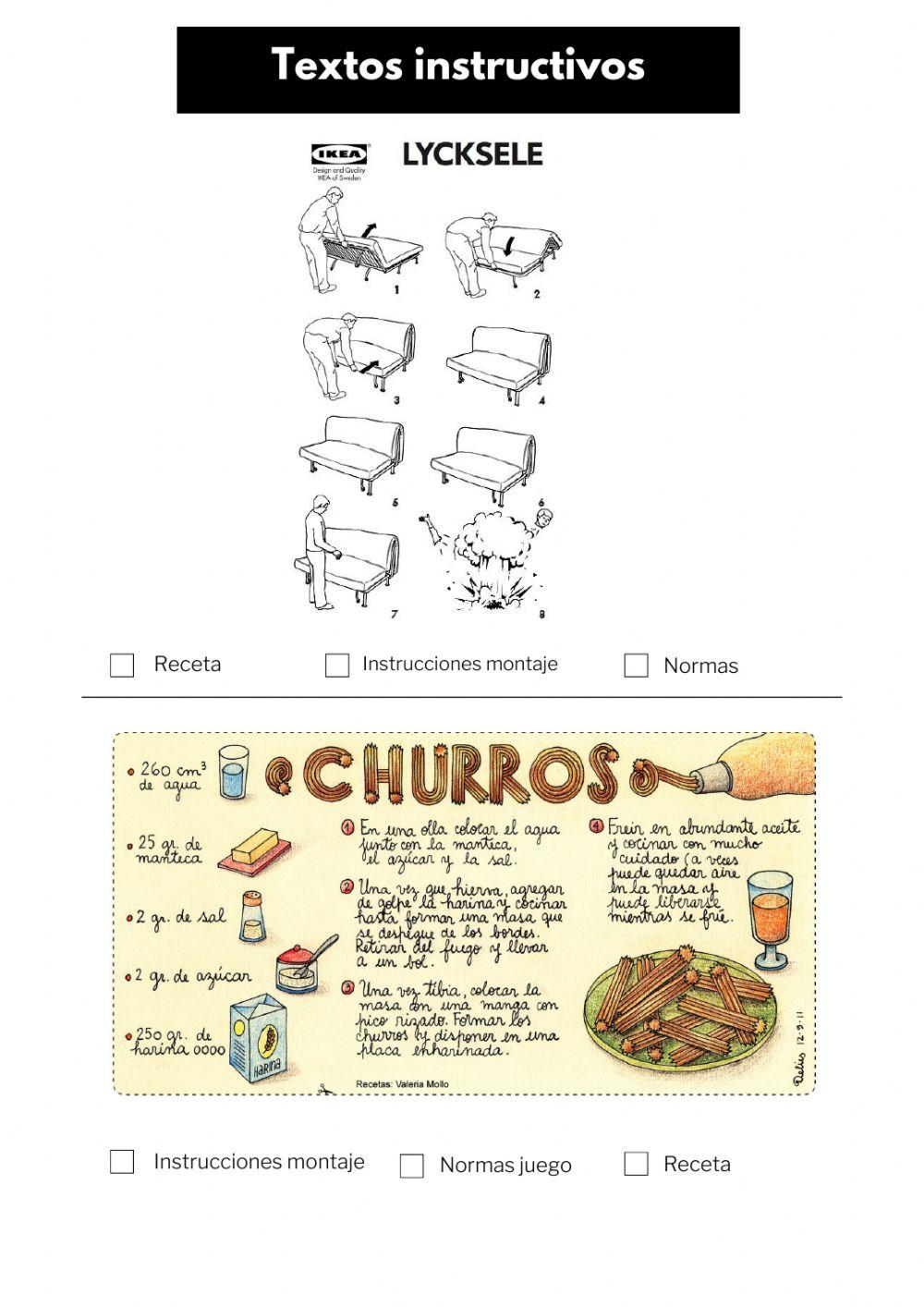 Los textos instructivos