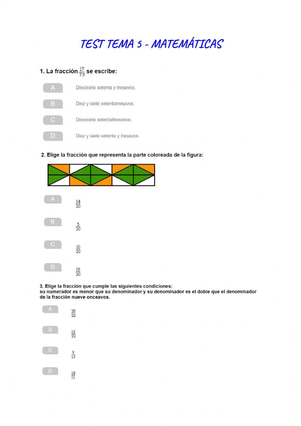 Control tema 5 - Mate 5º