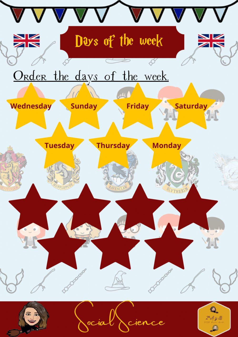 Days of the week