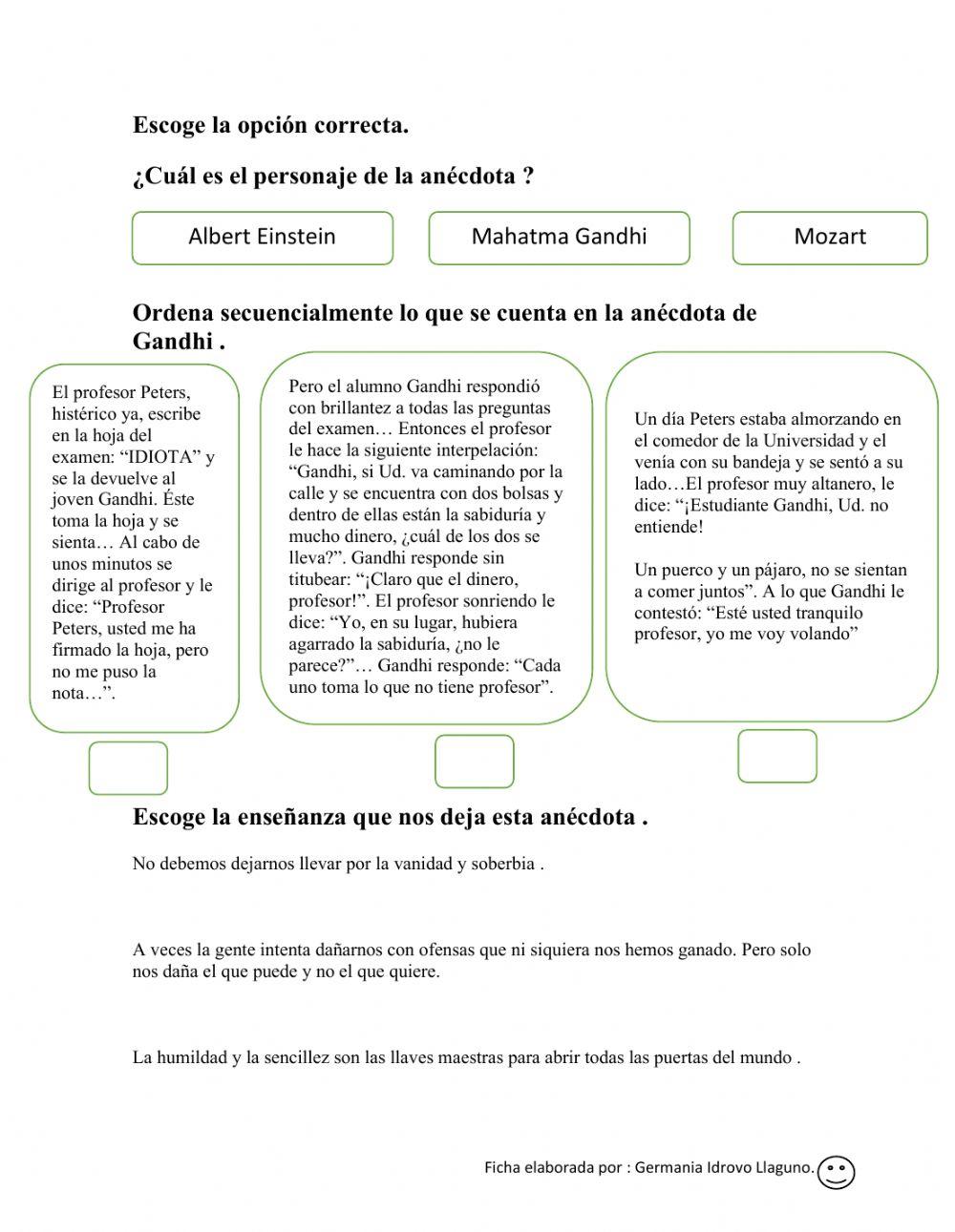 Anecdota de personajes famosos