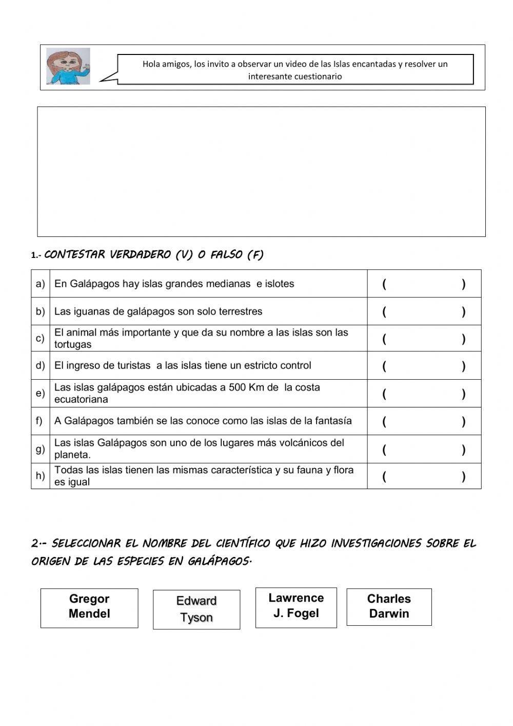 Las islas galápagos