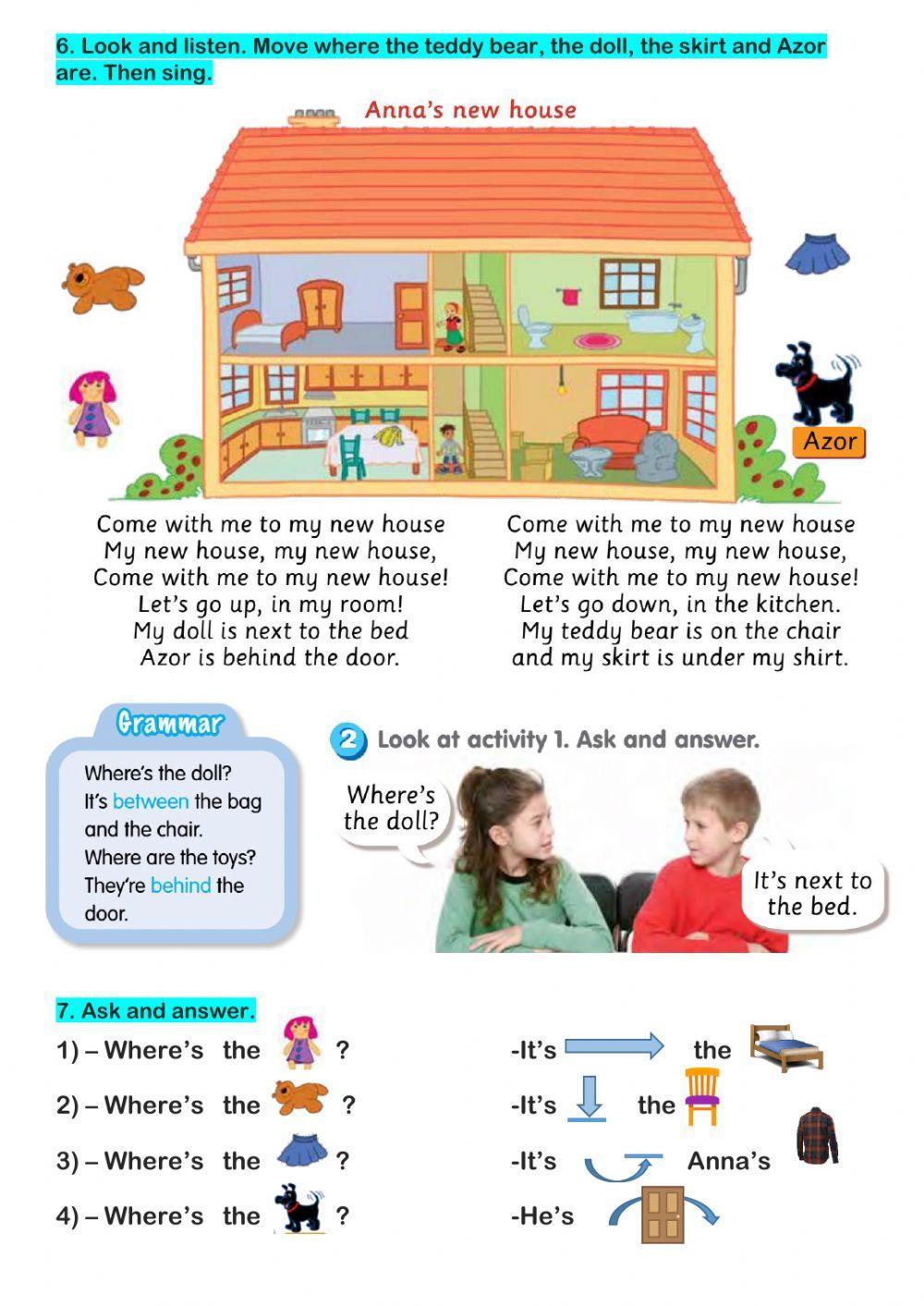 My new house. -Smart Junior 3. Module 5-