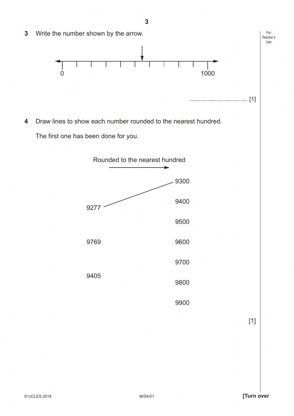 CAMBRIDGE PRACTICE- CHALLENGES GRADE 3