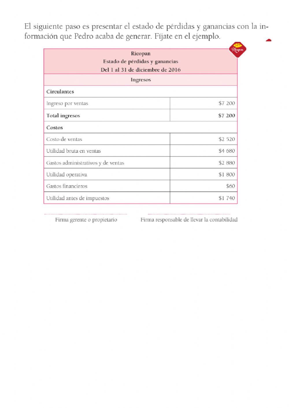 Actividad de evaluación - Emprendimiento 1ero - UNIDAD 3