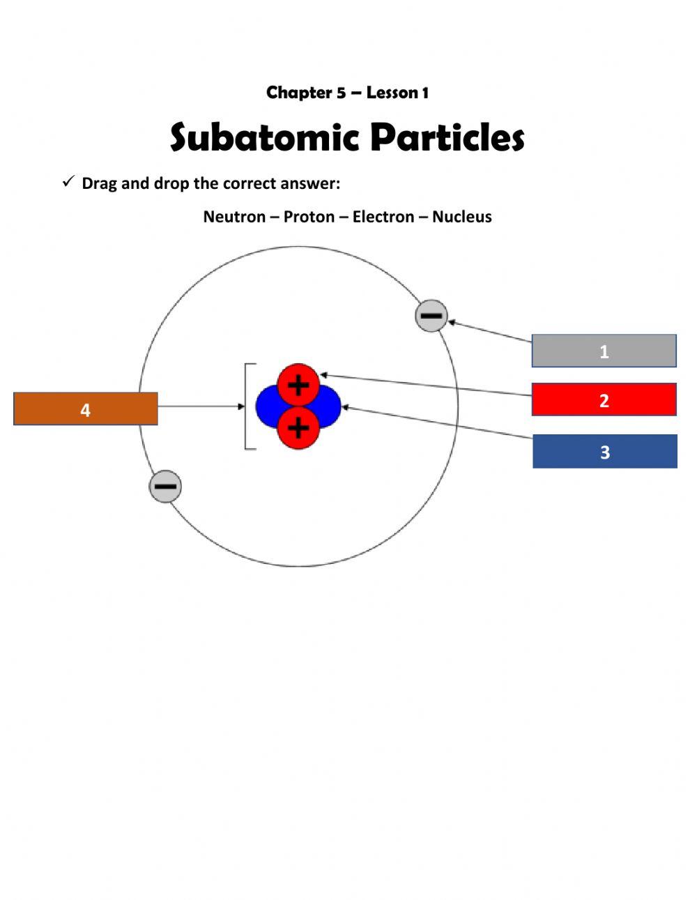 Subatomic particles