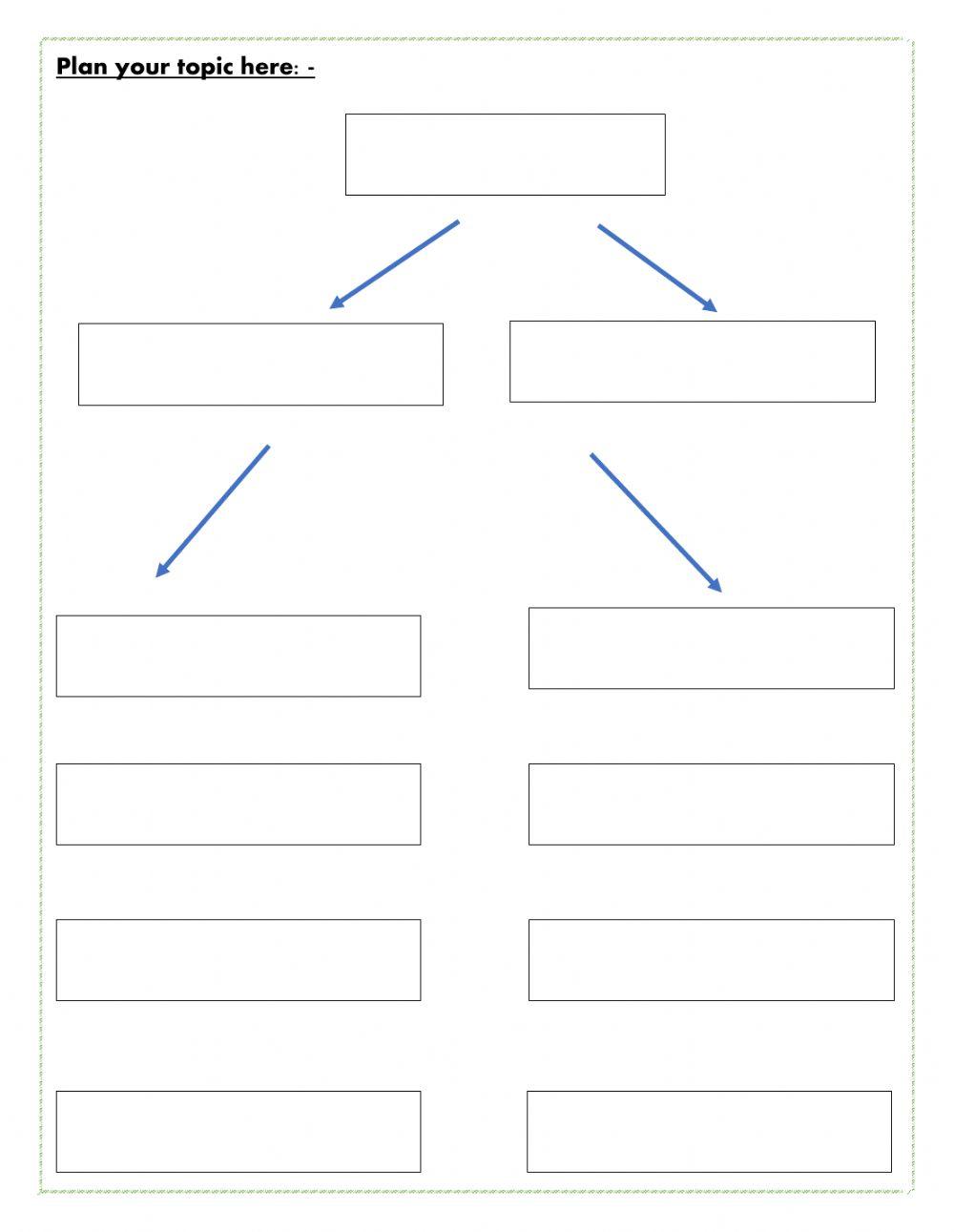 Graphic organizer
