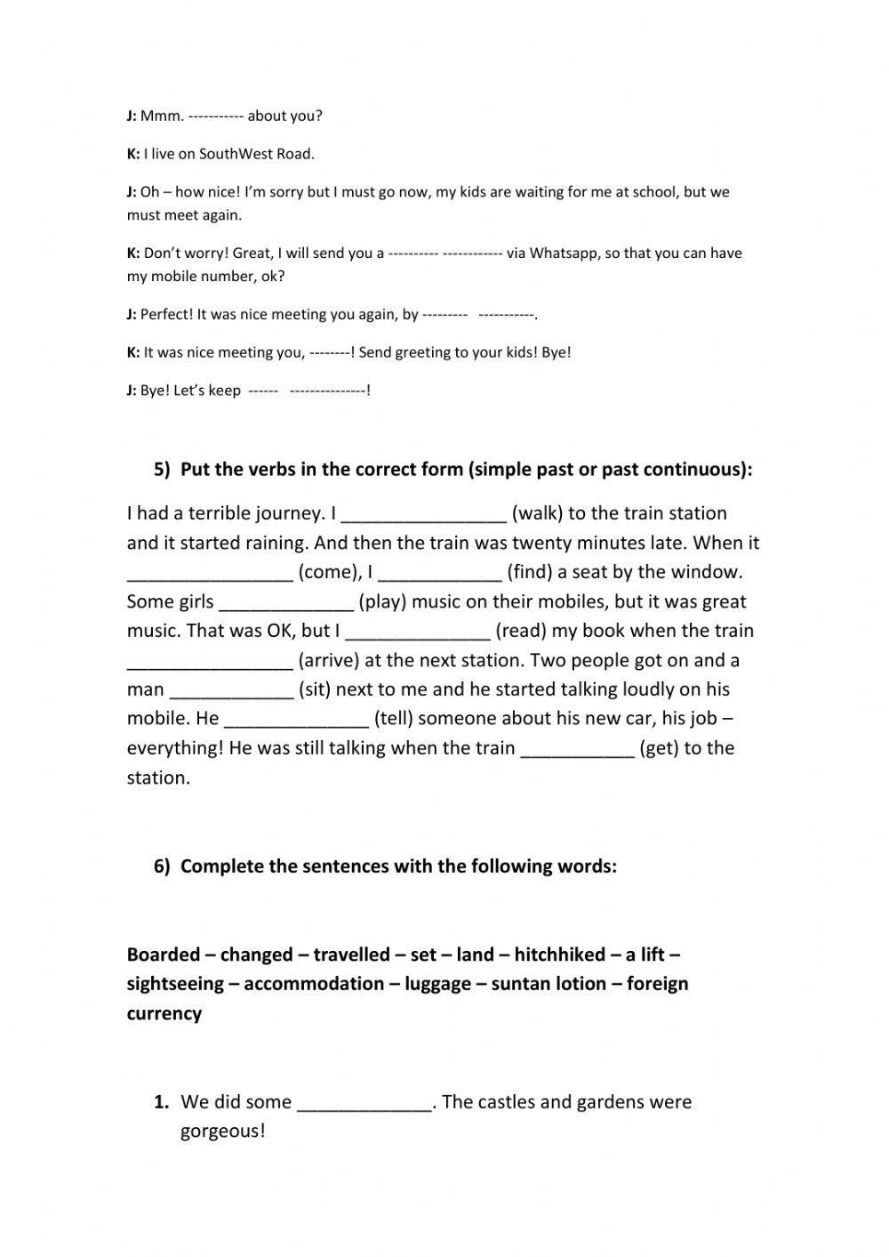 Exam Empower unit 1 and 2