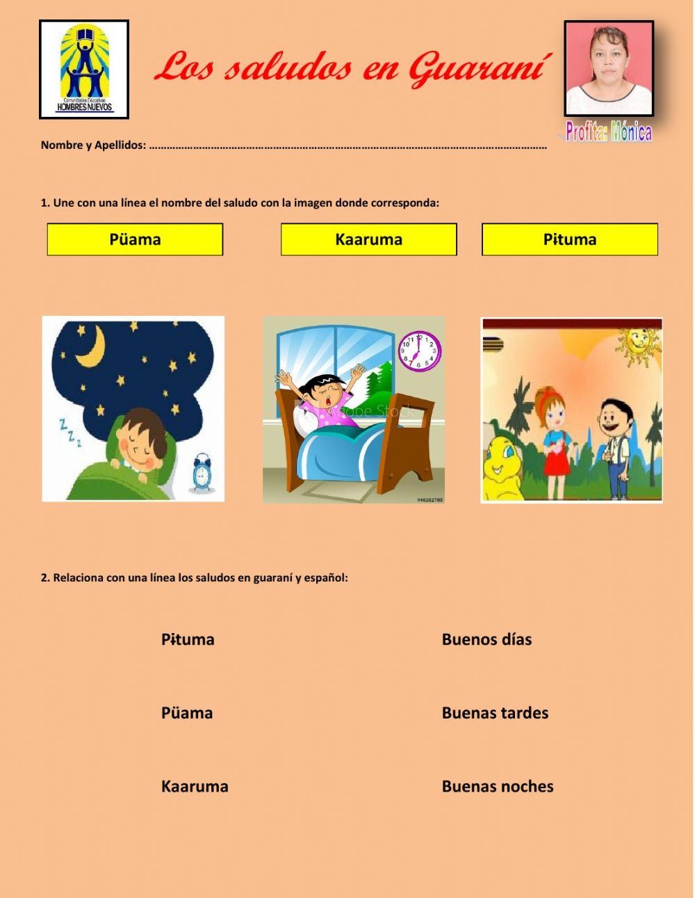 Los saludos en Guaraní