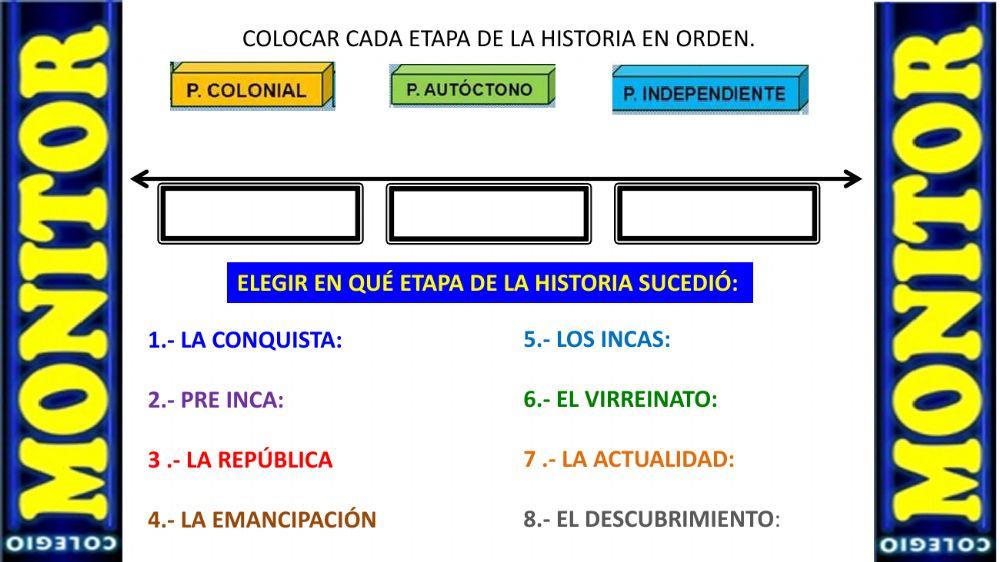 Etapas d ela historia