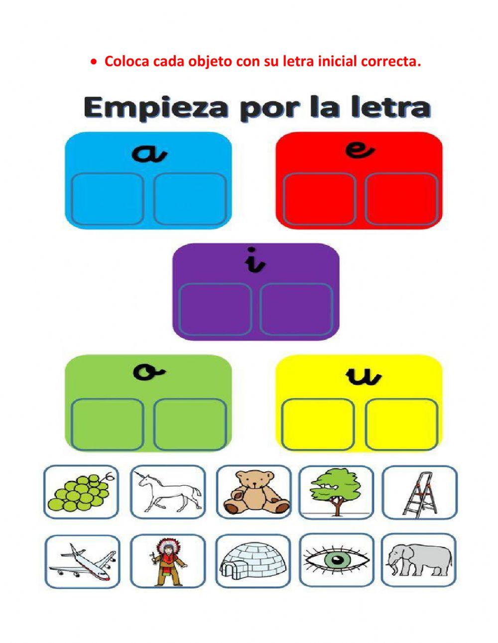 Jugamos con las vocales