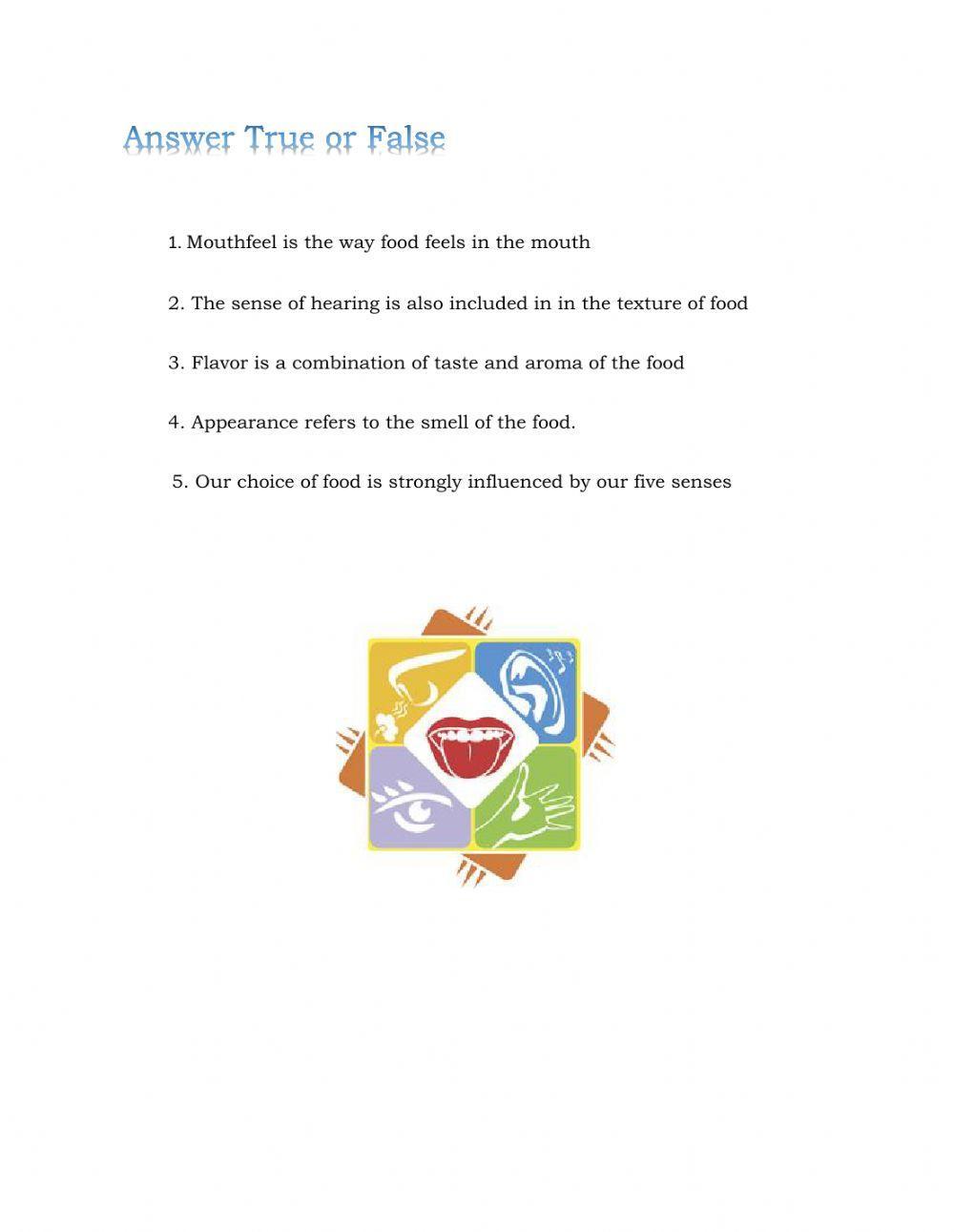 Sensory Characteristics