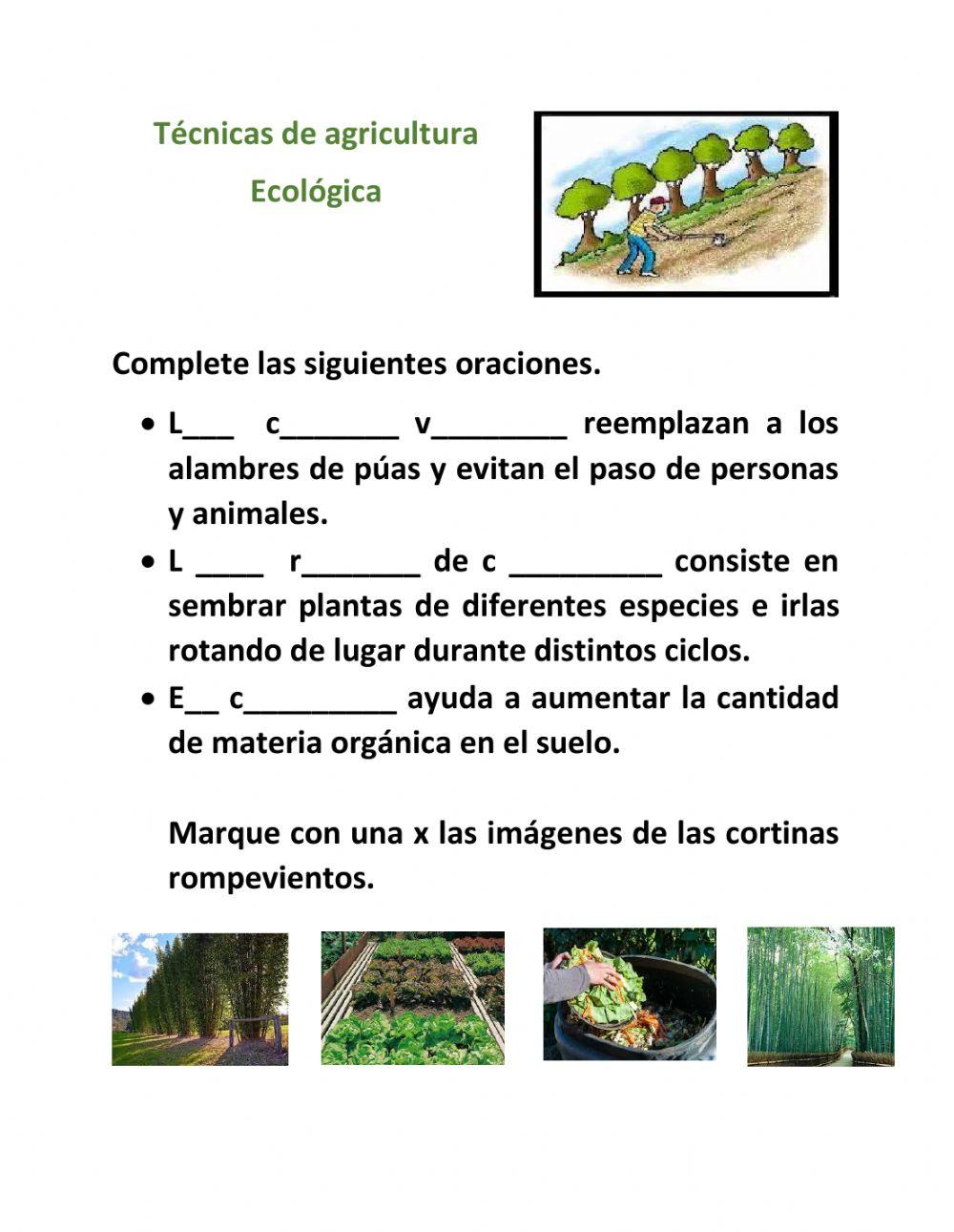 Ecnicas de agricultura ecologica