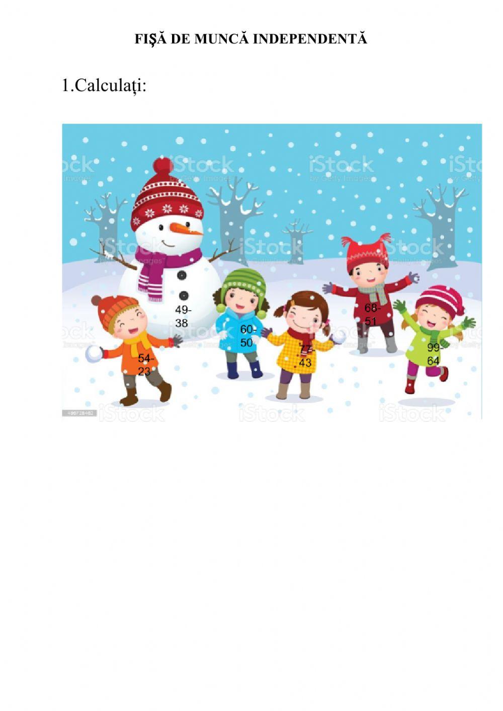 Fișă de muncă independentă