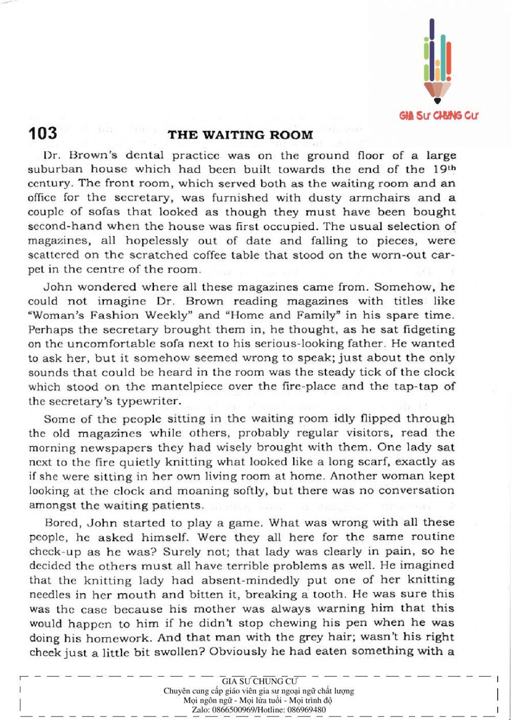 Trắc nghiệm kỹ năng đọc hiểu Tiếng Anh số 35