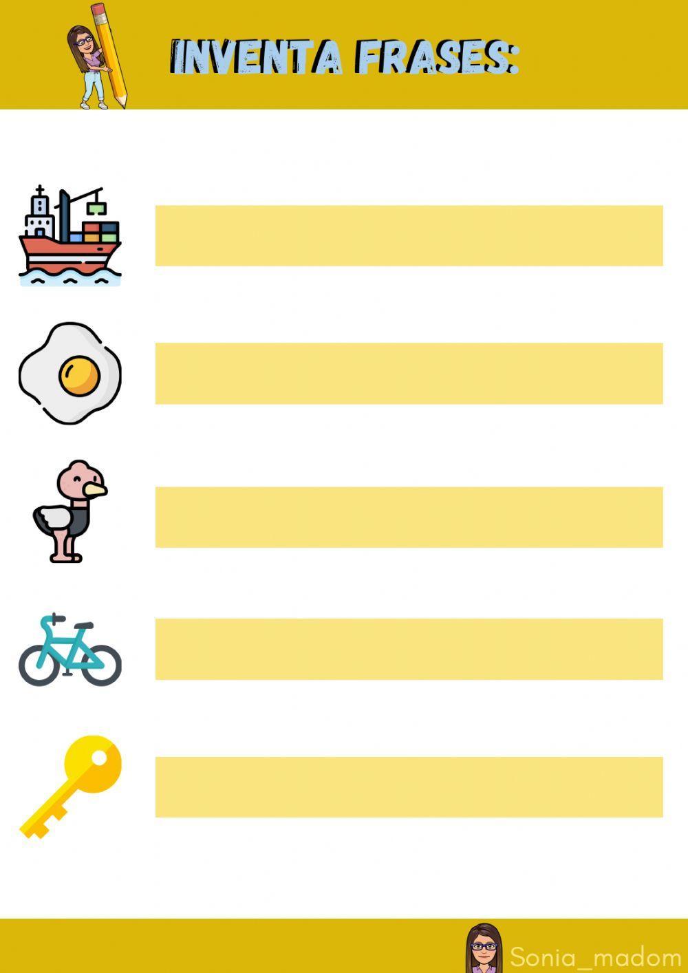 Inventa frases