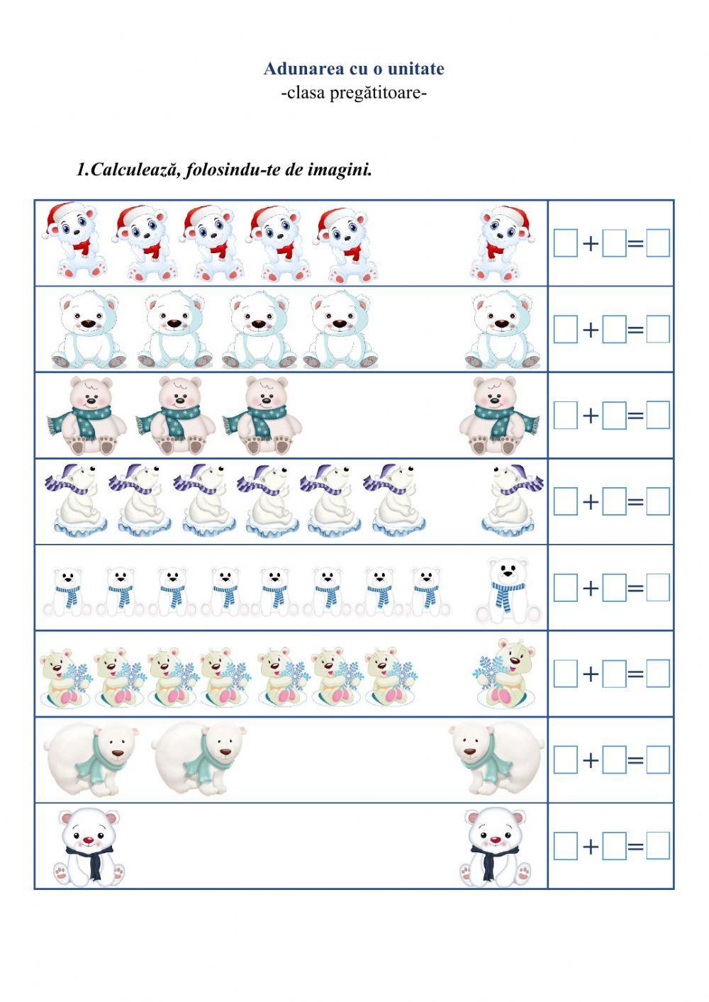 Adunarea cu o unitate