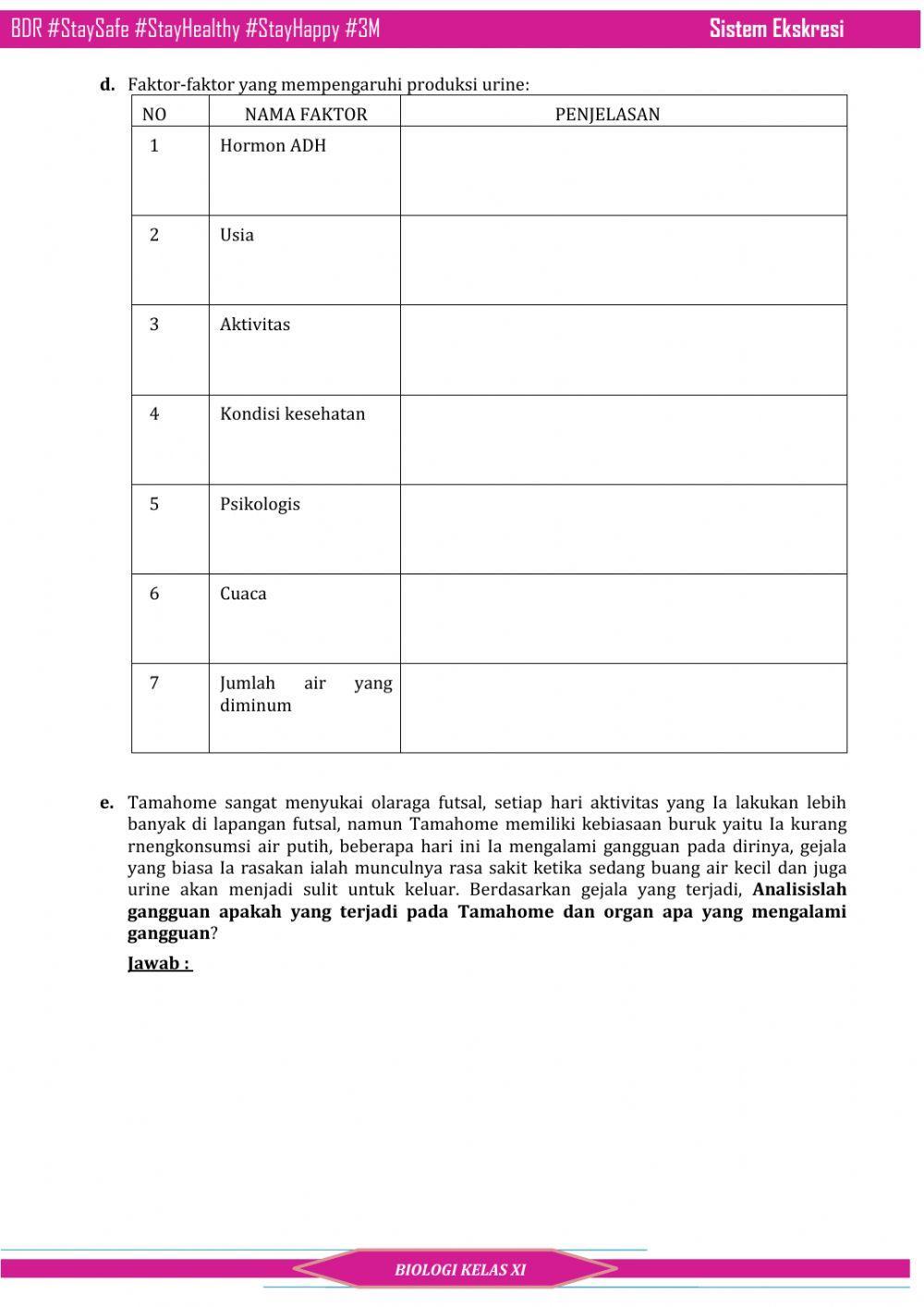 Lkpd sistem ekskresi