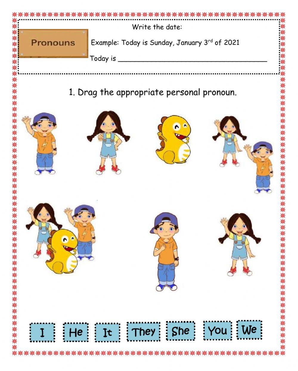 Personal Pronouns